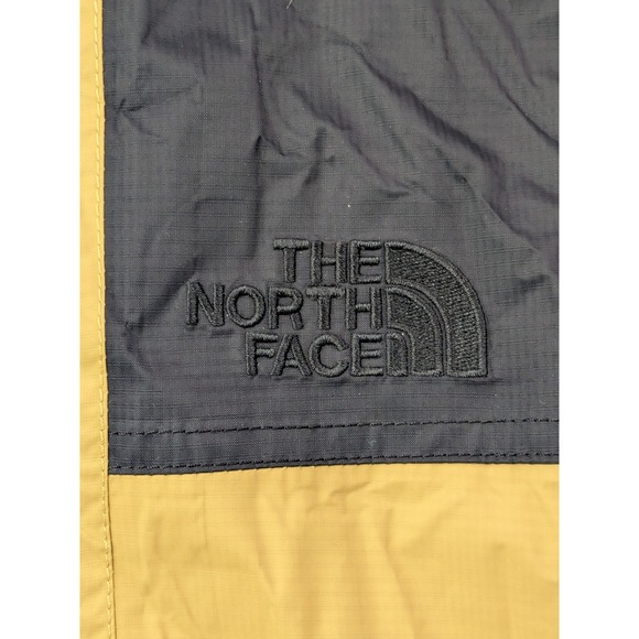 The North Face Mens Size 2XL Gold Black Retro 78 Rain Top Jacket Hooded - Picture 10 of 13